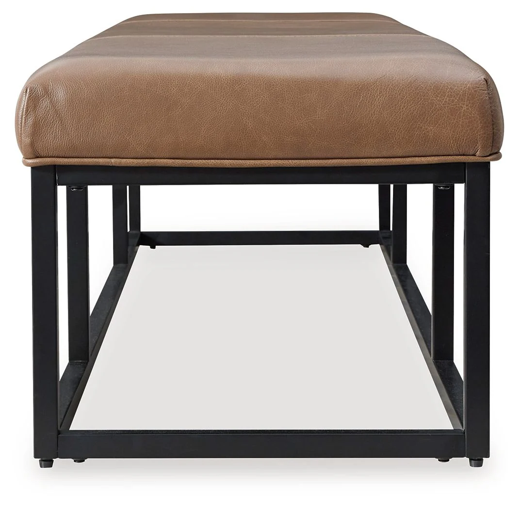 Joston - Accent Bench - Caramel - Image 3