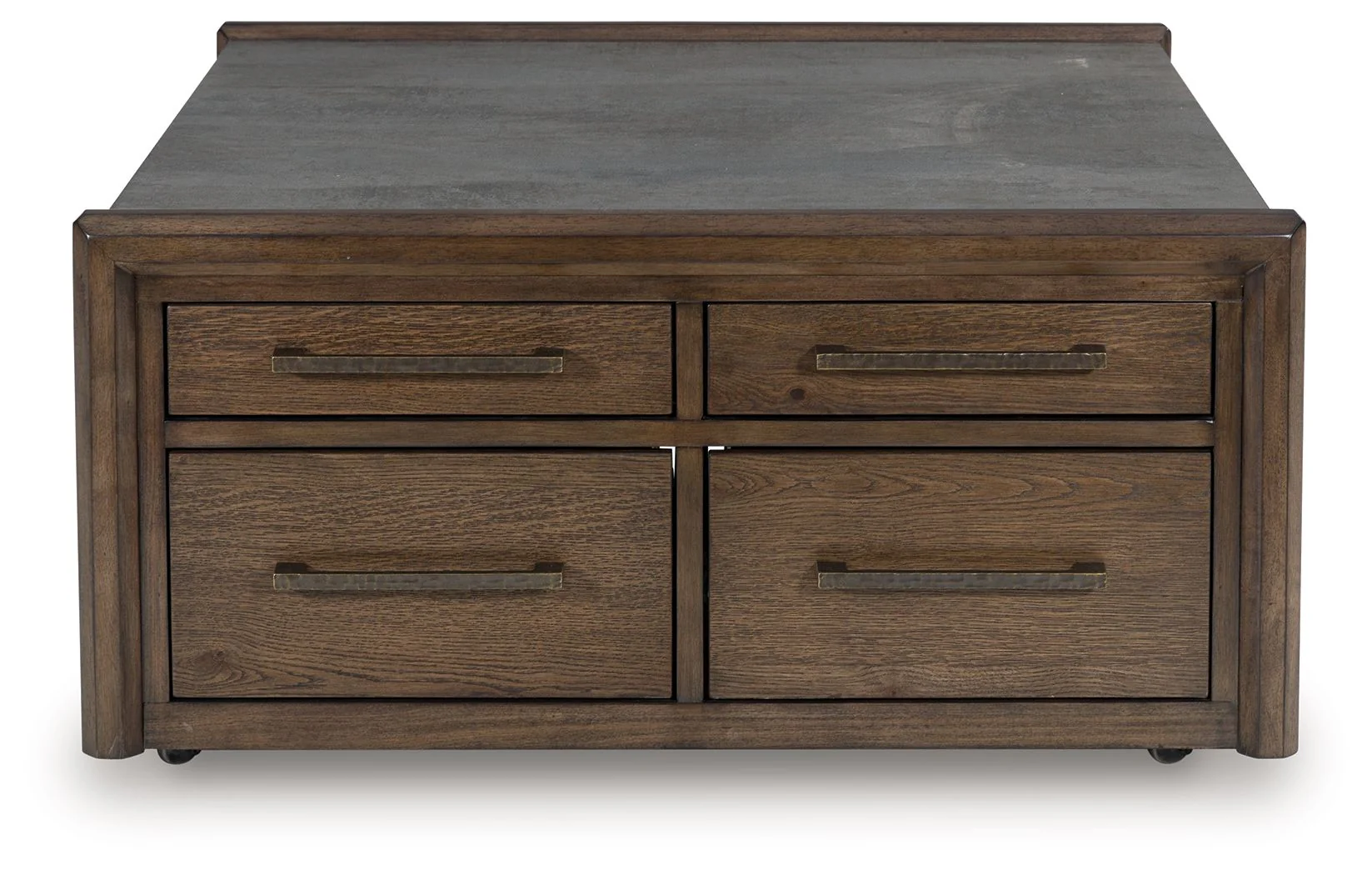 Kallenny - Square Cocktail Table - Brown / Gray - Image 2