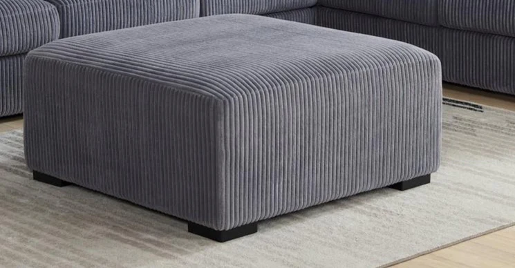 Keeber Gray Ottoman - Image 3