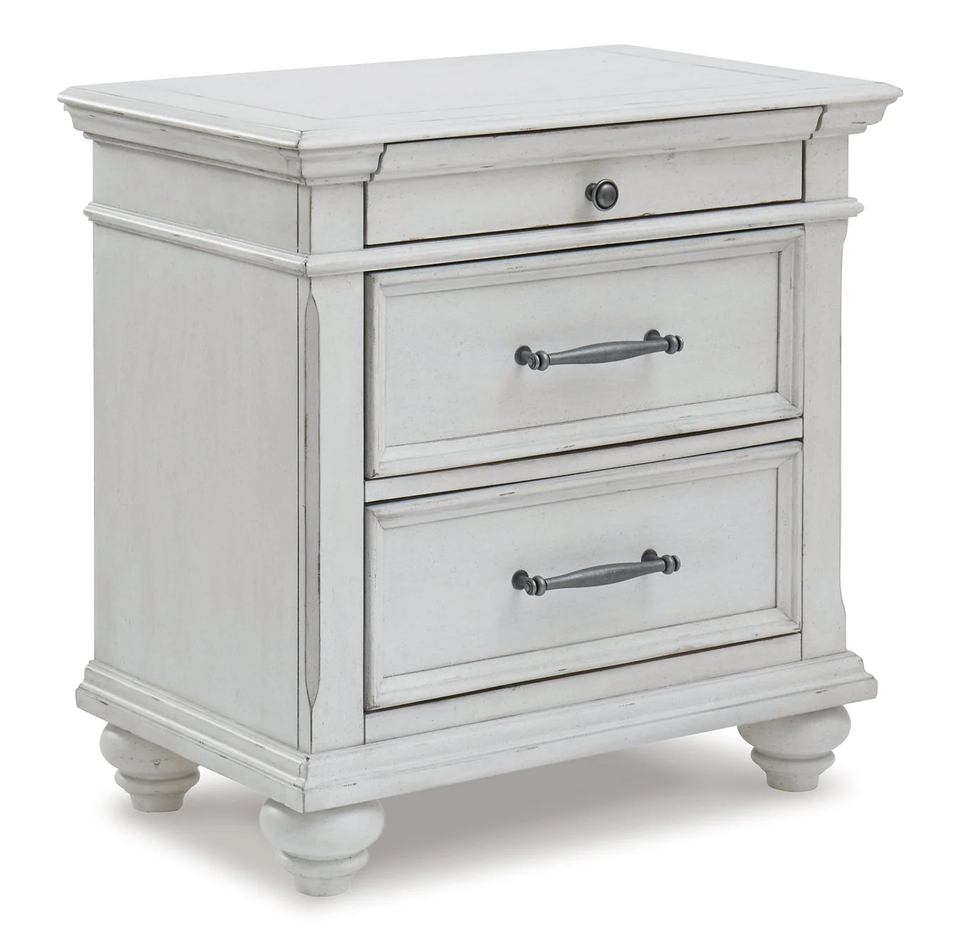 Kanwyn King Panel Bed with Mirrored Dresser and 2 Nightstands - Image 6