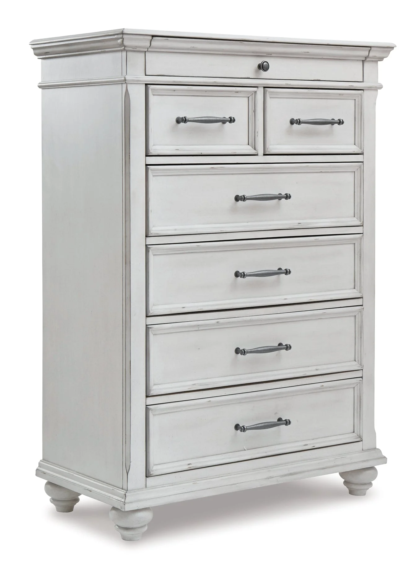 Kanwyn King Panel Bed with Storage with Mirrored Dresser, Chest and Nightstand - Image 5