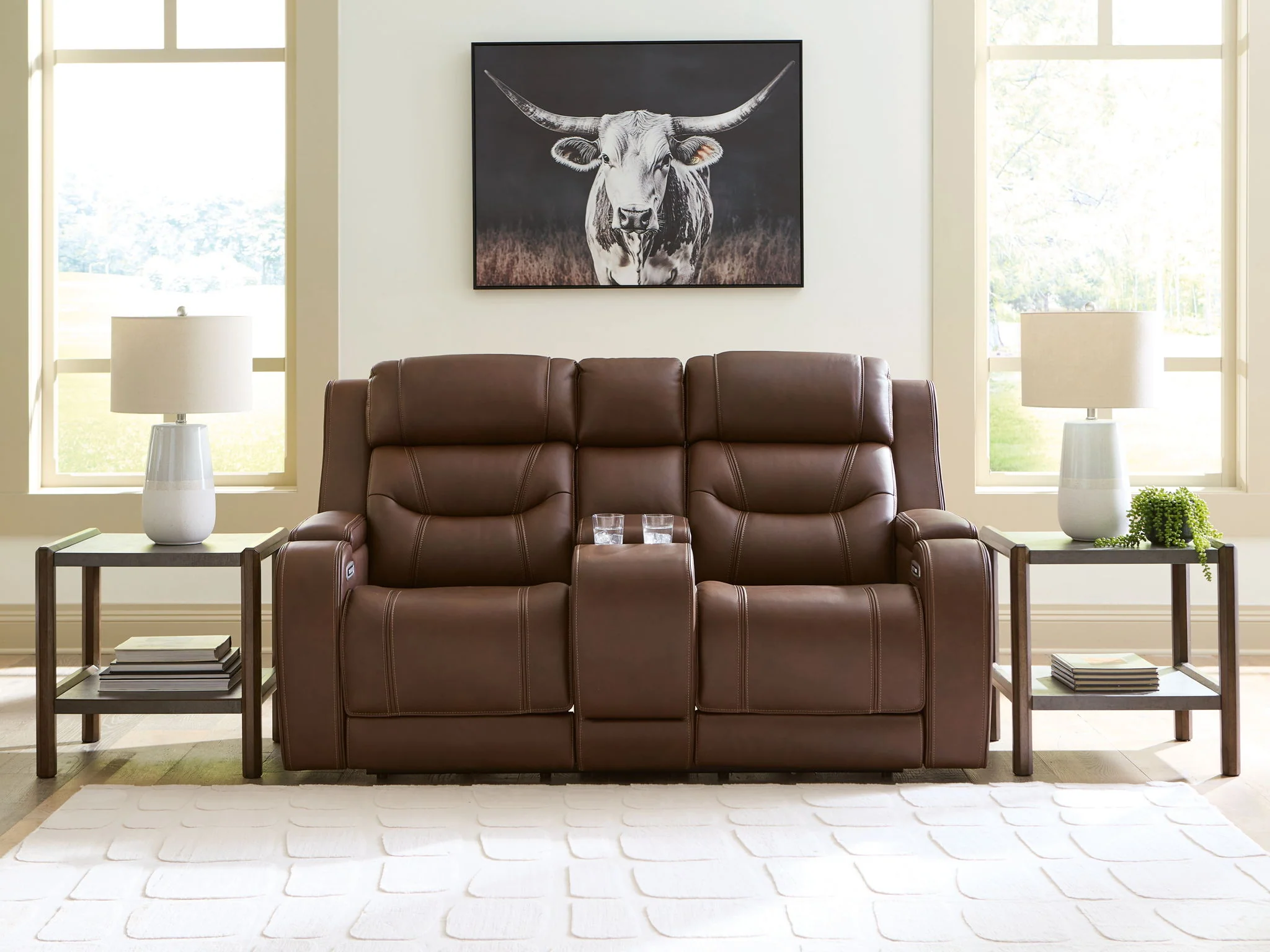Knightington - Power Reclining Loveseat With Audio Seating - Image 7