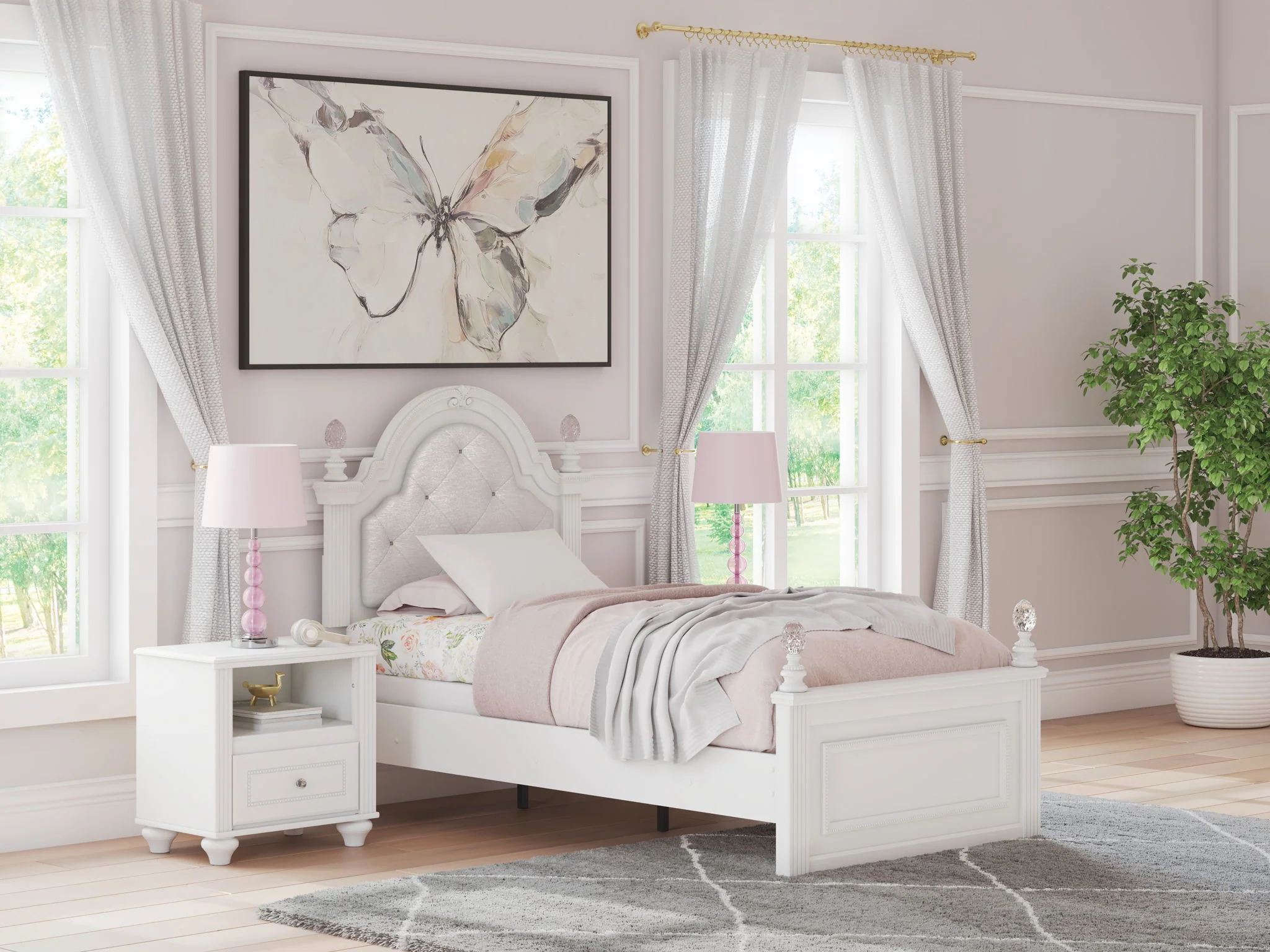 Kozlani - Upholstered Panel Bed - Image 4
