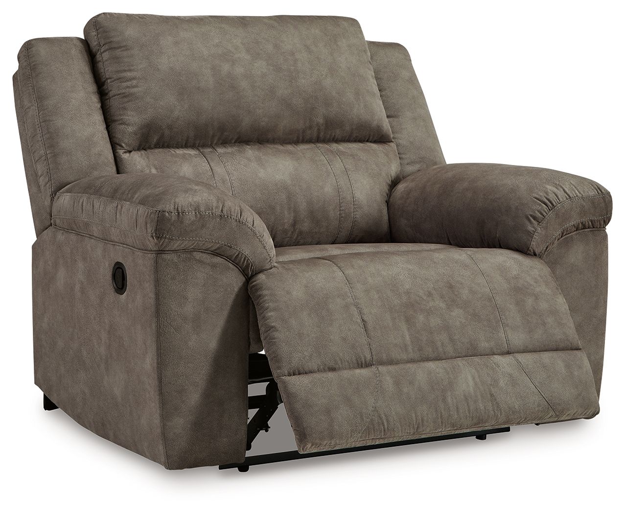 Laresview - Zero Wall Wide Seat Recliner - Fossil - Image 4