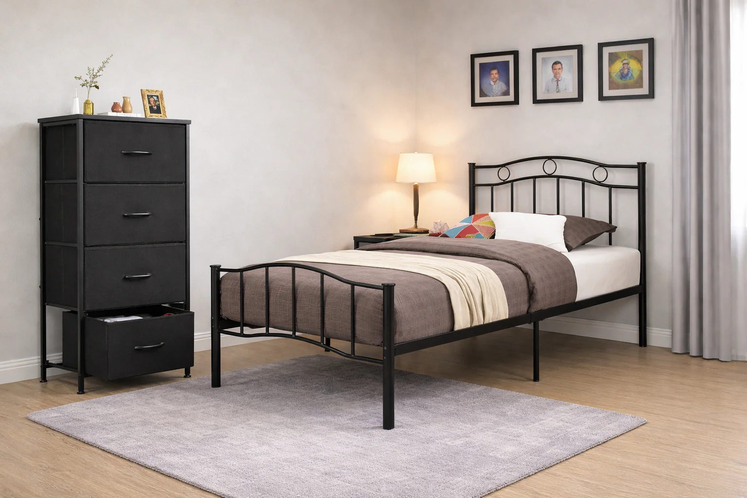 Darly Twin Bed and Tower Chest Choose Your Color!! - Image 2