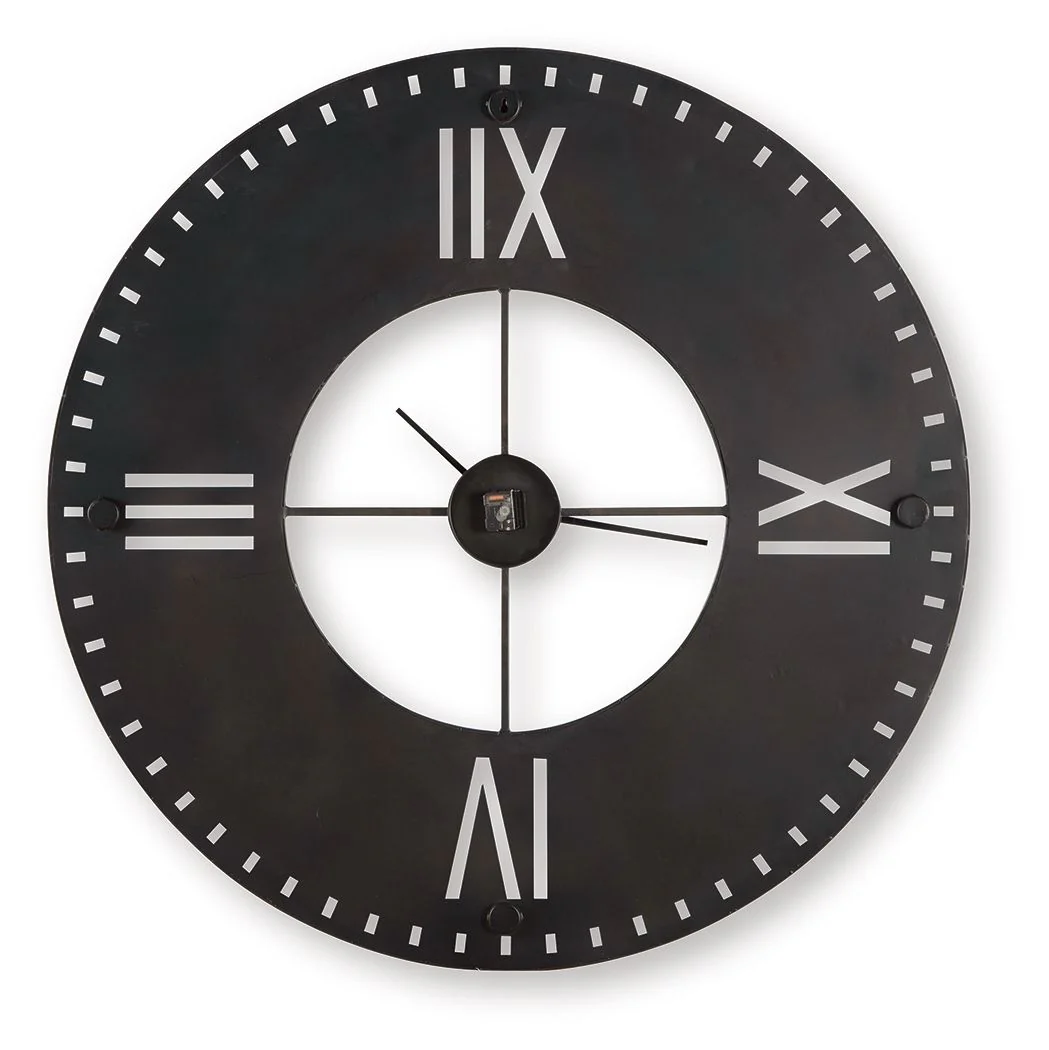 Lytle - Wall Clock - Antique Brown - Image 3