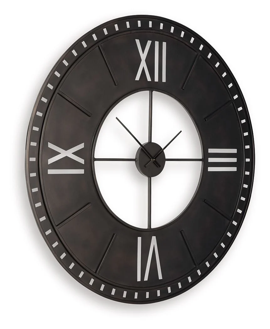 Lytle - Wall Clock - Antique Brown - Image 4