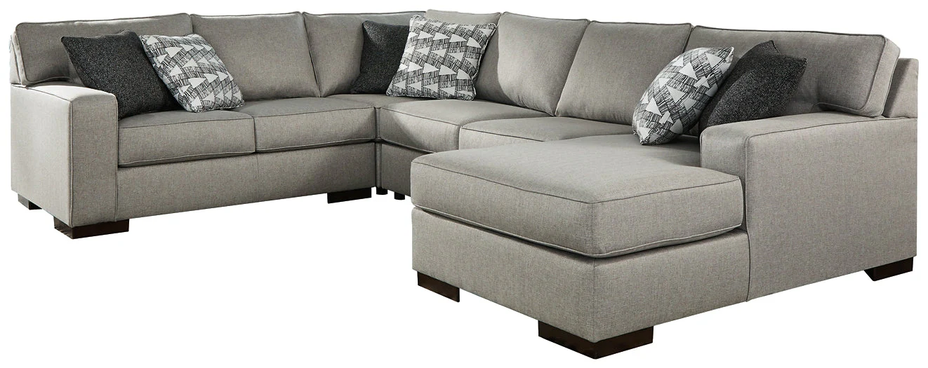 Marsing Nuvella 4-Piece Sectional with Chaise - Image 2