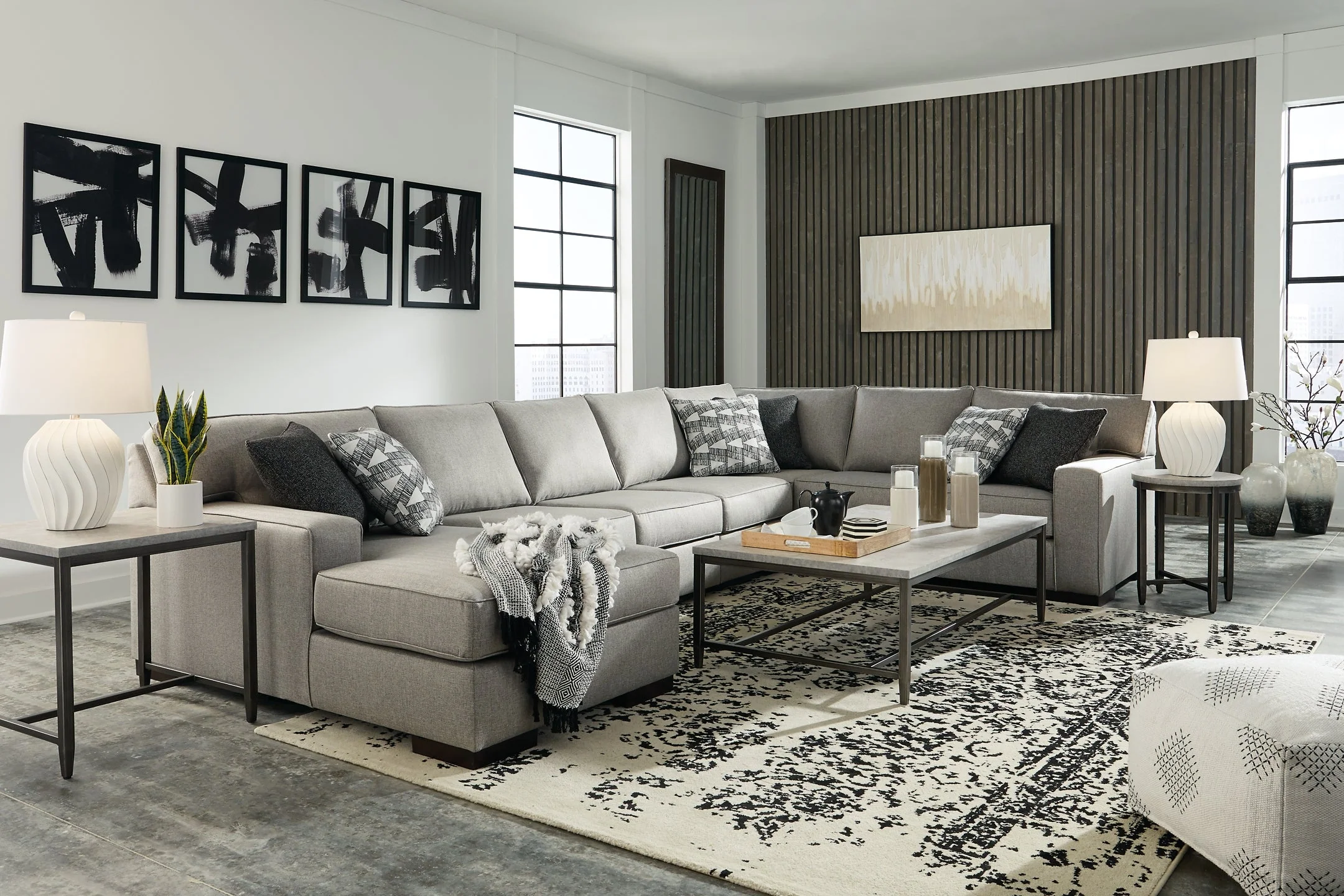 Marsing Nuvella 5-Piece Sectional with Chaise - Image 4