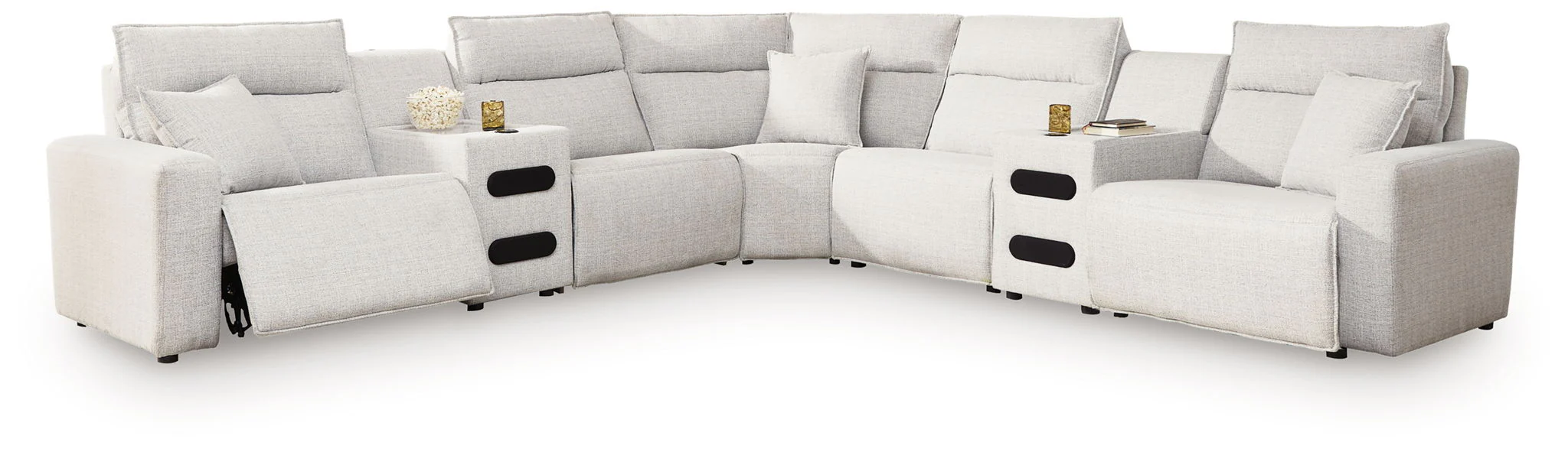 Modmax II - Reclining Sectional - Stone - Image 5