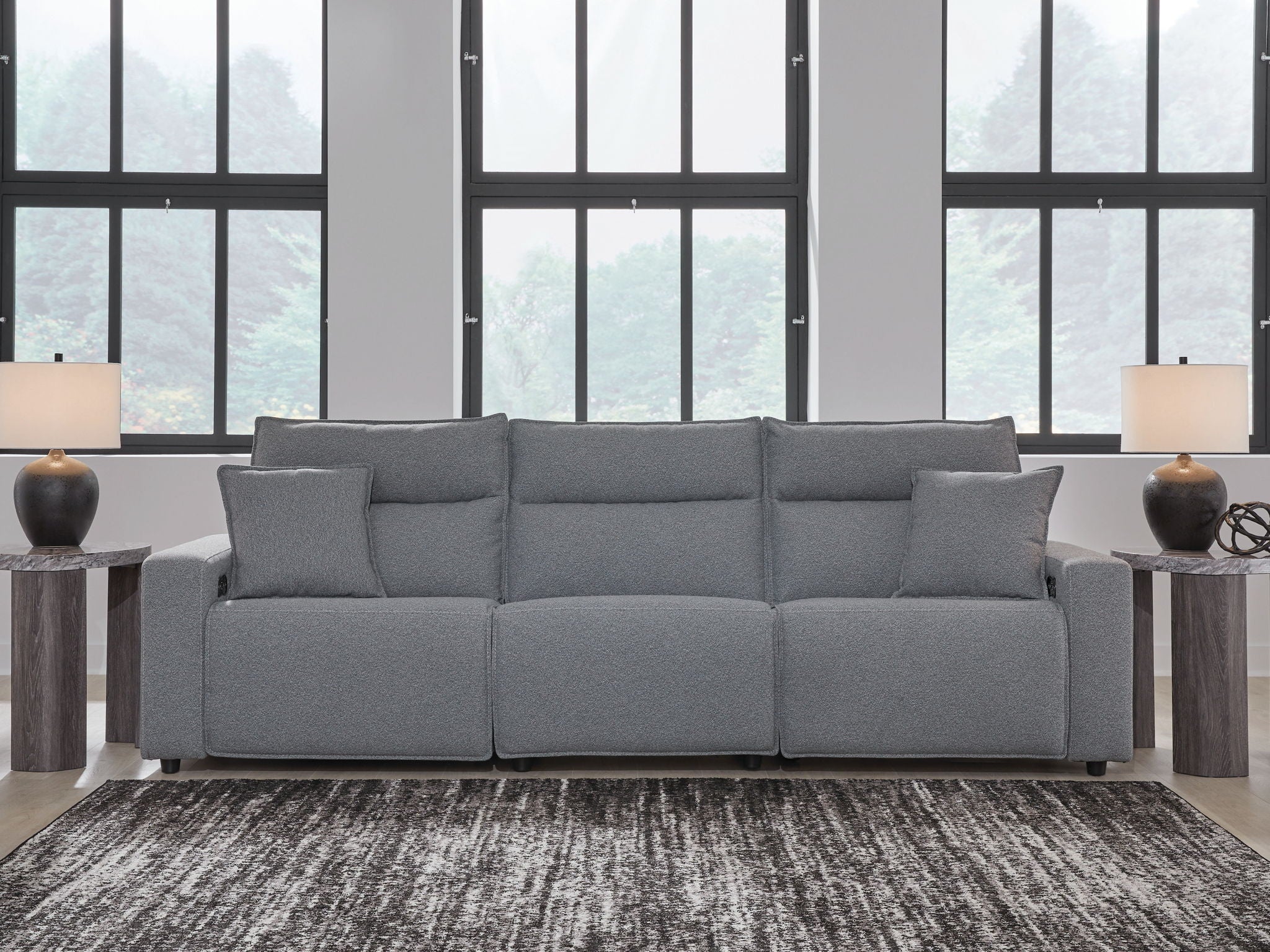 Modmax II - Reclining Sectional - Salt And Pepper - Image 38