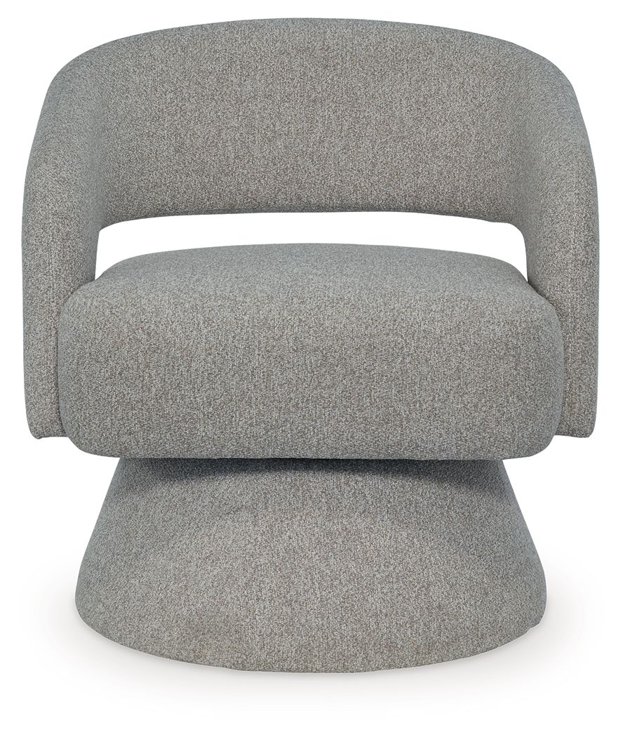 Nashkins - Swivel Accent Chair - Pebble - Image 4