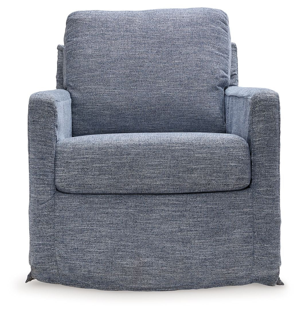 Nenana Next-Gen Nuvella - Swivel Glider Accent Chair - Image 5