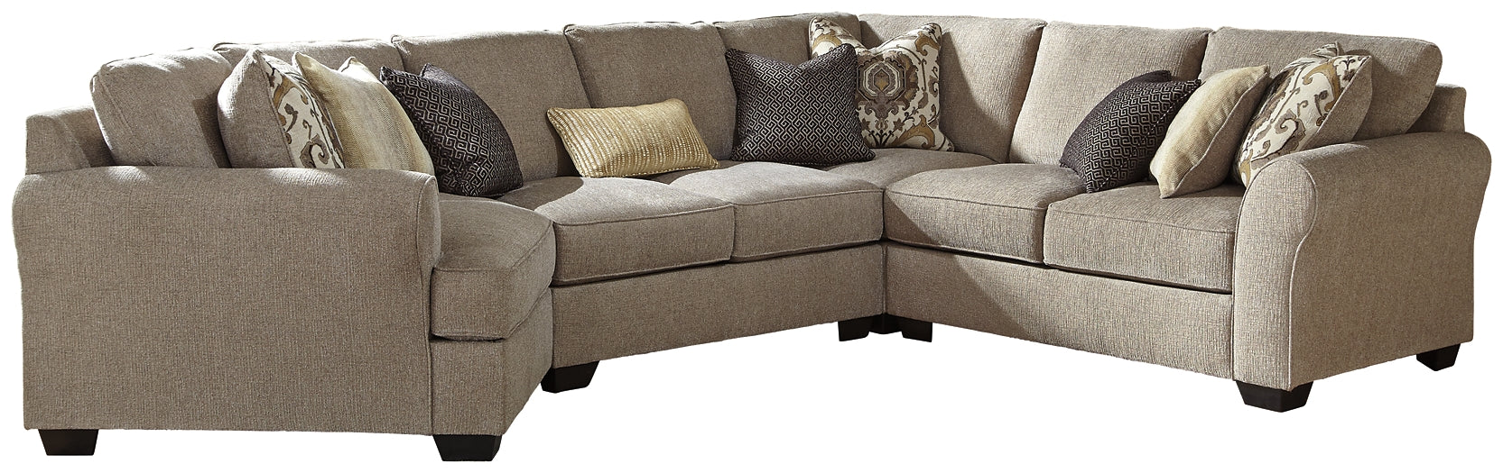 Pantomine 4-Piece Sectional with Cuddler - Image 2