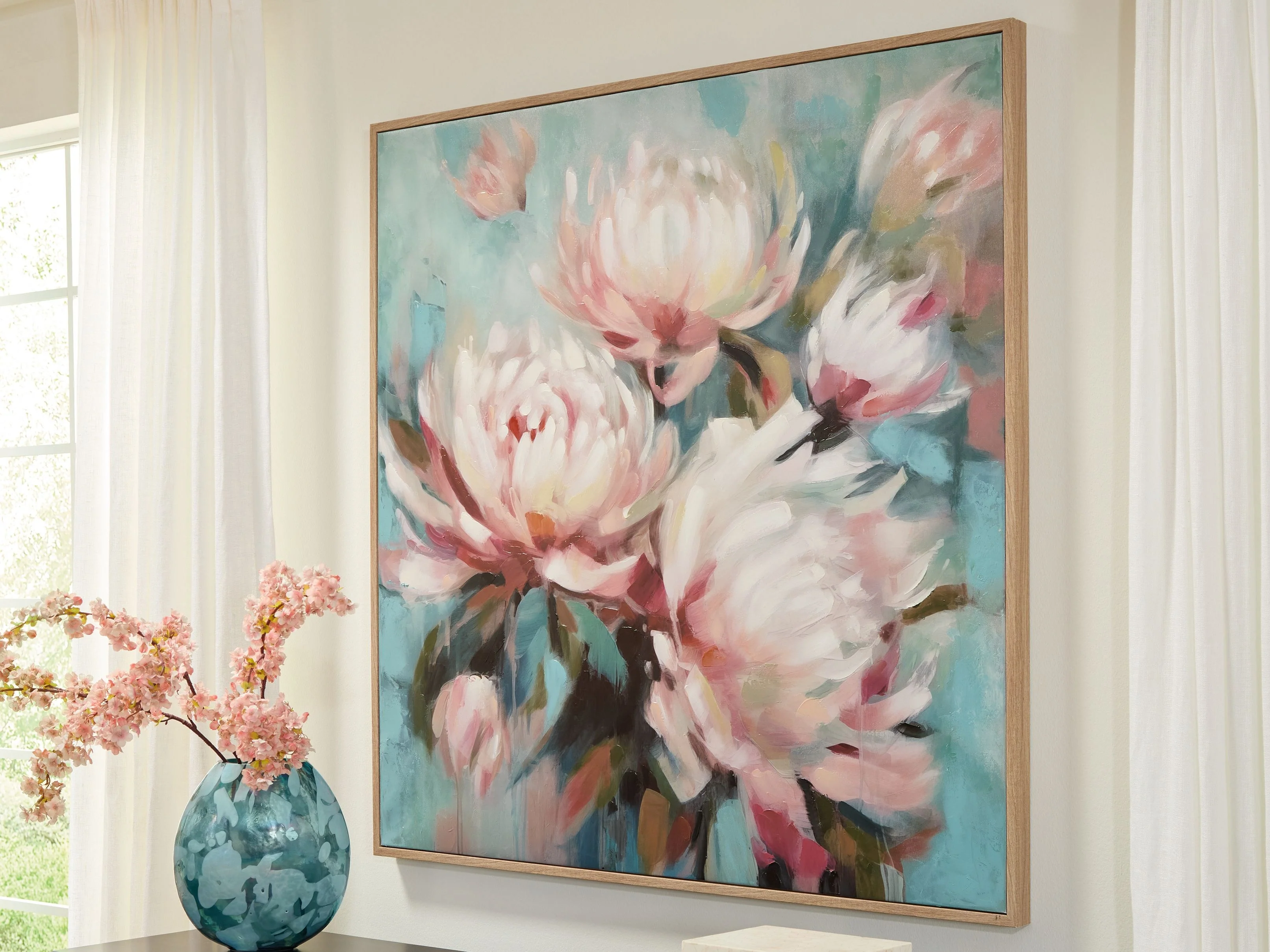 Parryville - Wall Art - Aqua / Pink - Image 4