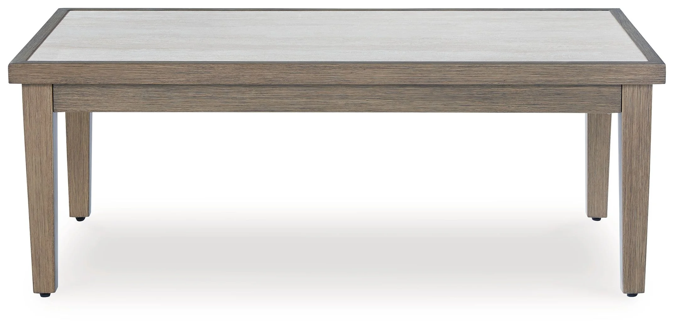 Rainier Ranch - Rectangular Cocktail Table - Brown / Beige - Image 4