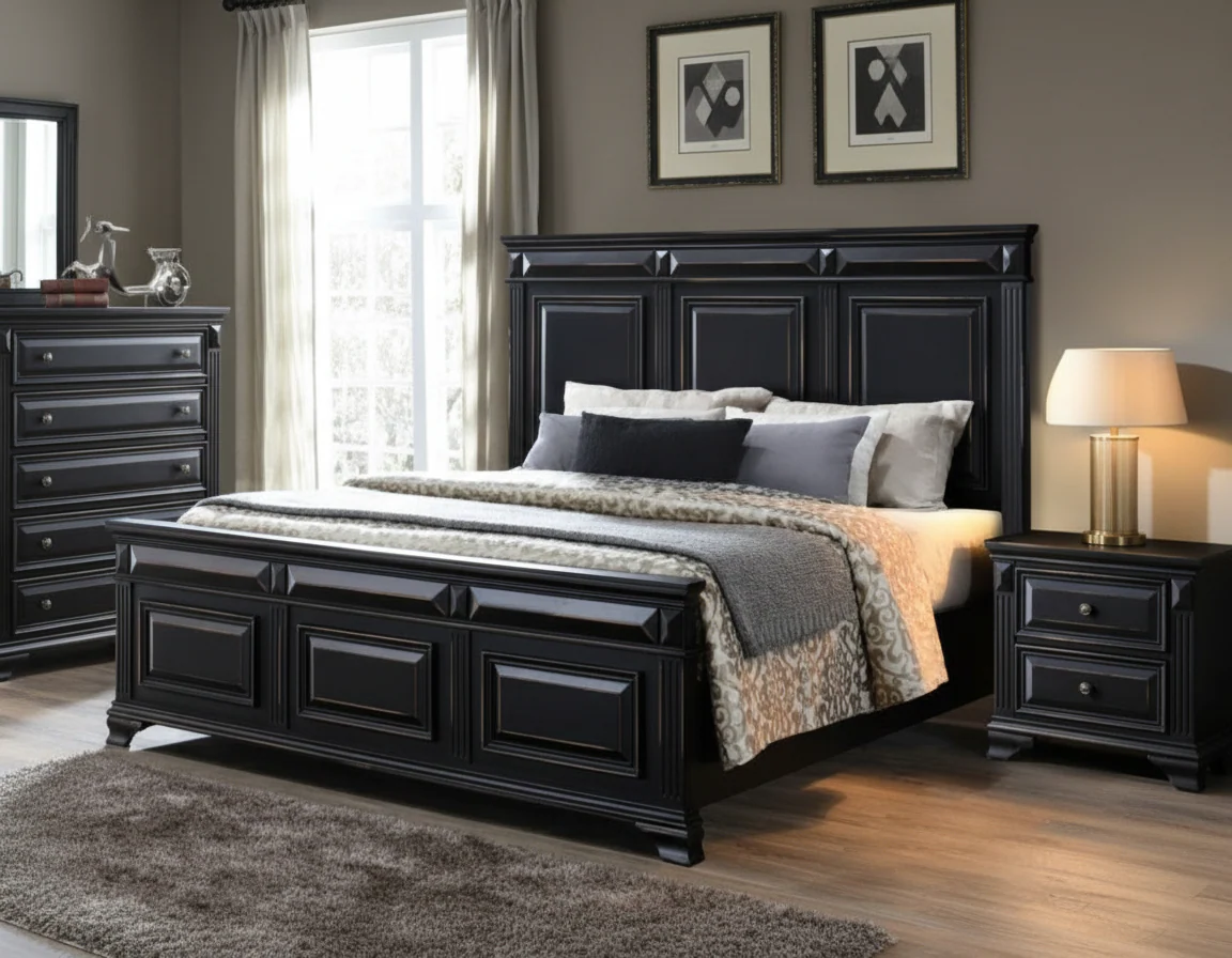 Ravenwood Dresser Mirror Queen Bed - Image 5