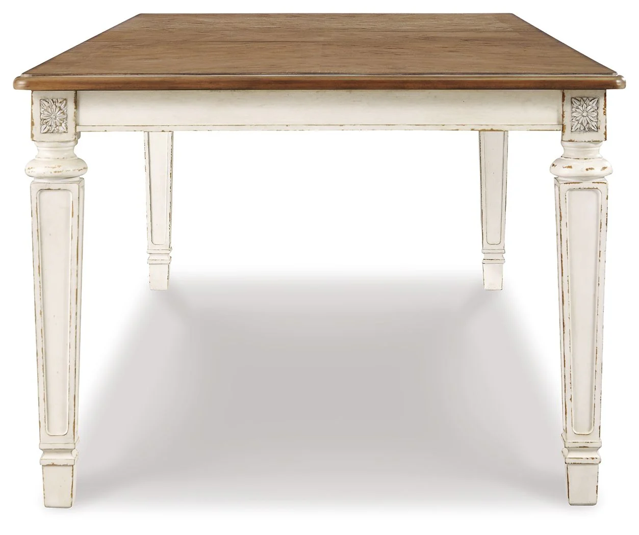 Realyn - Rectangular Dining Room Extension Table - Chipped White - Image 4