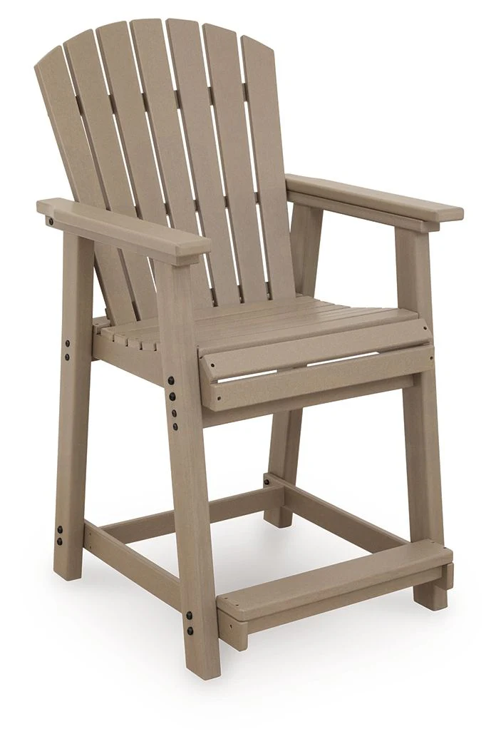 Seacliff Beach - Barstool (Set of 2) - Medium Brown - Image 2