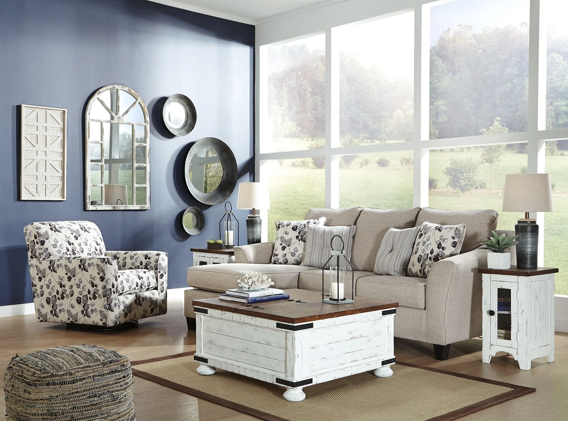 Abney Sofa Chaise and Chair - Image 2