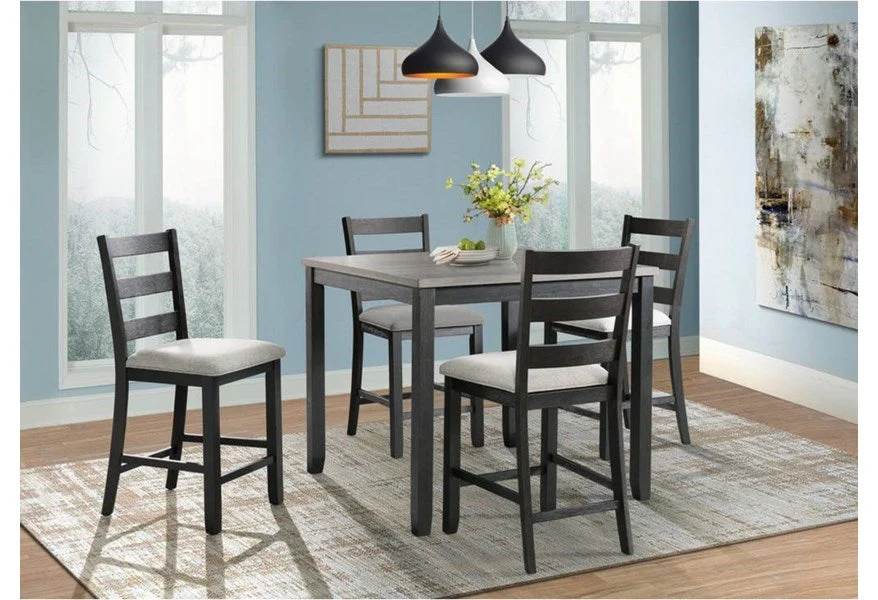 Martin Pub Table + 4 Stools