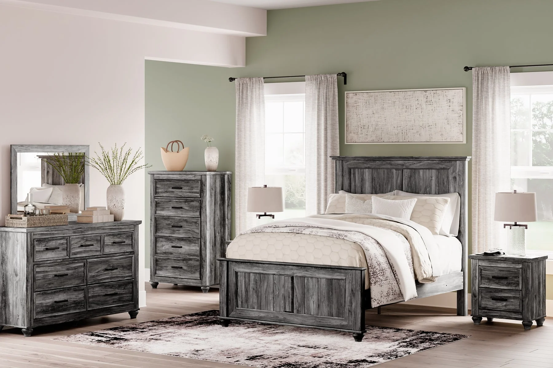 Thyven Queen Panel Bed - Image 13