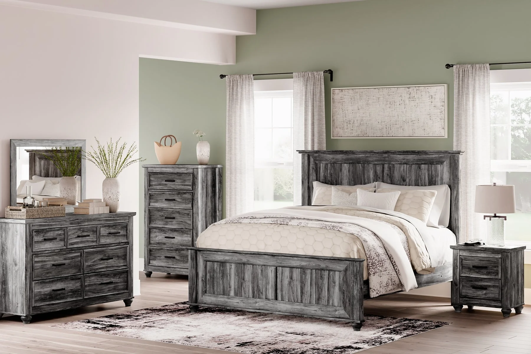 Thyven Queen Panel Bed - Image 14