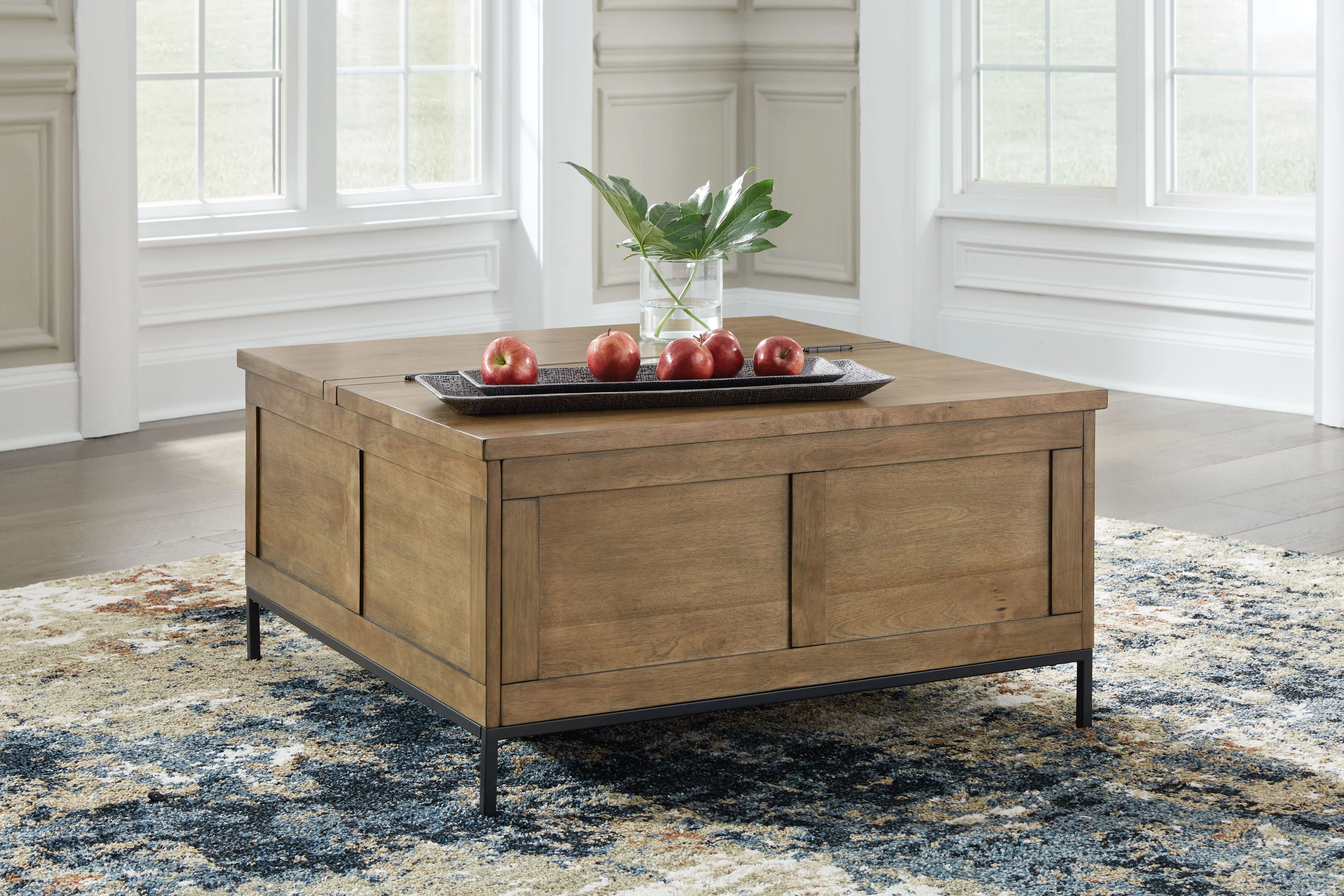 Torlanta - Lift Top Cocktail Table - Brown - Image 4