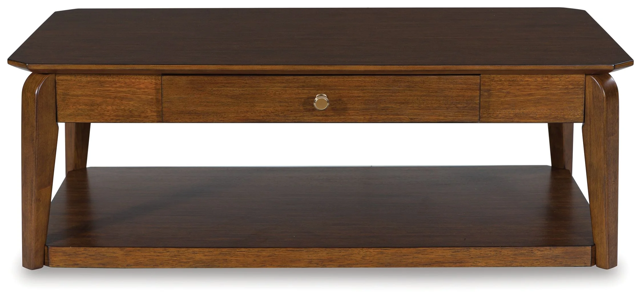 Trenmour - Rectangular Cocktail Table - Medium Brown - Image 4