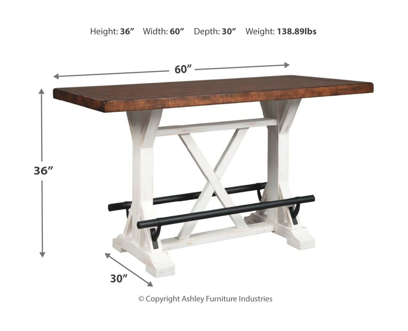 Valebeck - Counter Height Table Set - Image 8