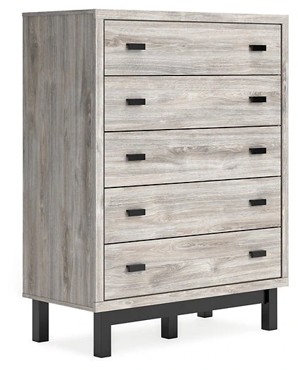 Vessalli Five Drawer Wide Chest - Image 2