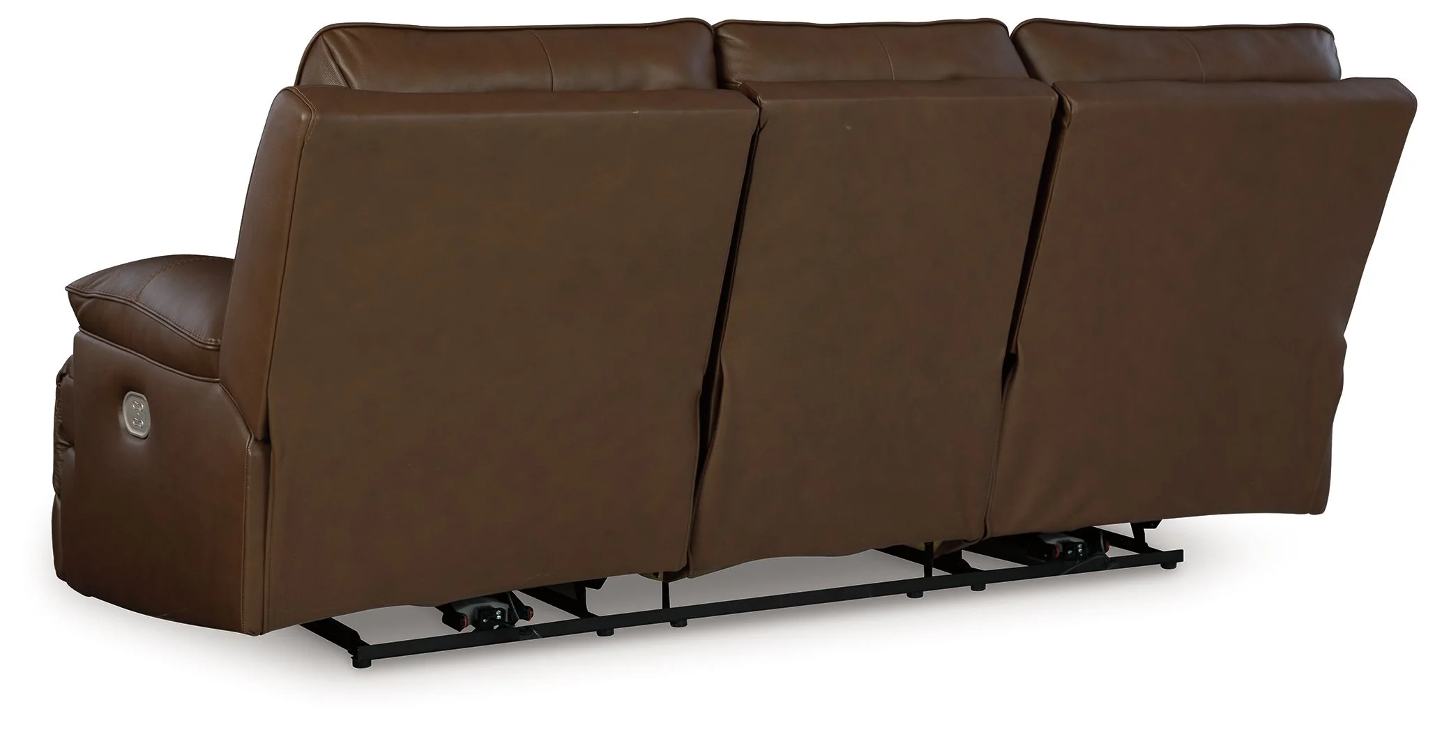 Vonryan - Power Reclining Sofa With Adj Headrest - Tobacco - Image 2