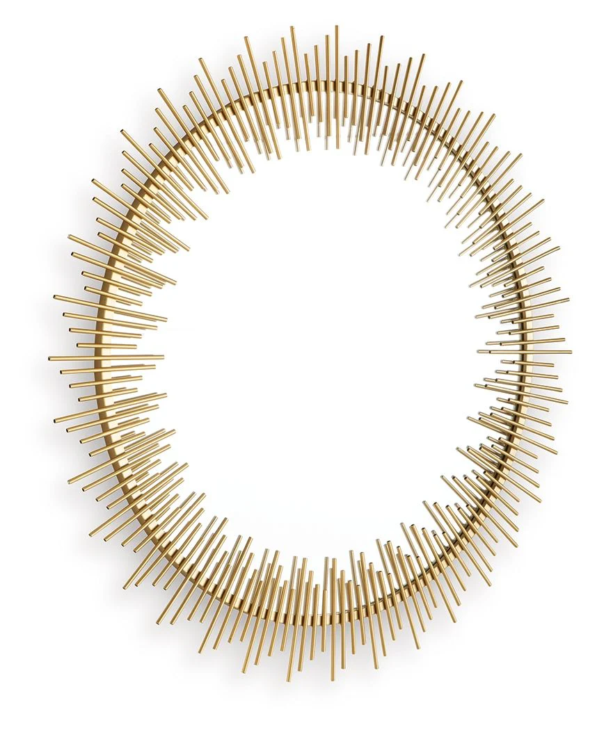 Wainport - Accent Mirror - Gold Finish - Image 4