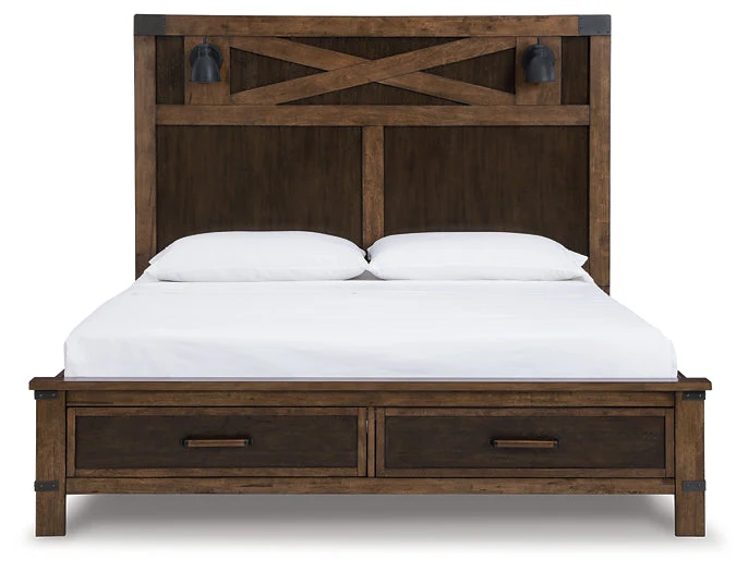 Wyattfield Queen Panel Bed with Storage - Image 10