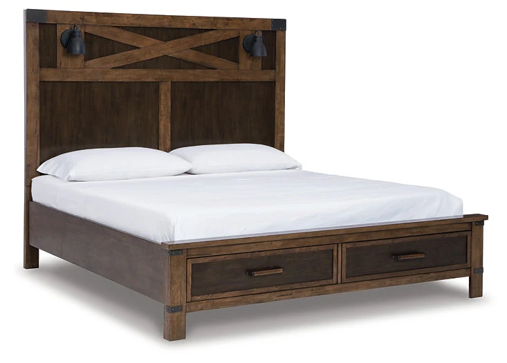Wyattfield Queen Panel Bed with Storage - Image 5