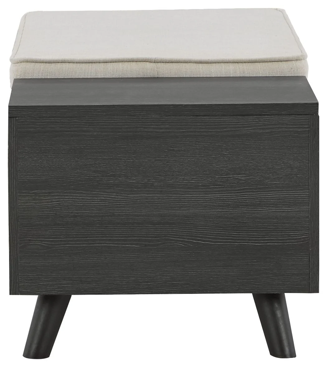 Yarlow - Storage Bench - Dark Gray - Image 4