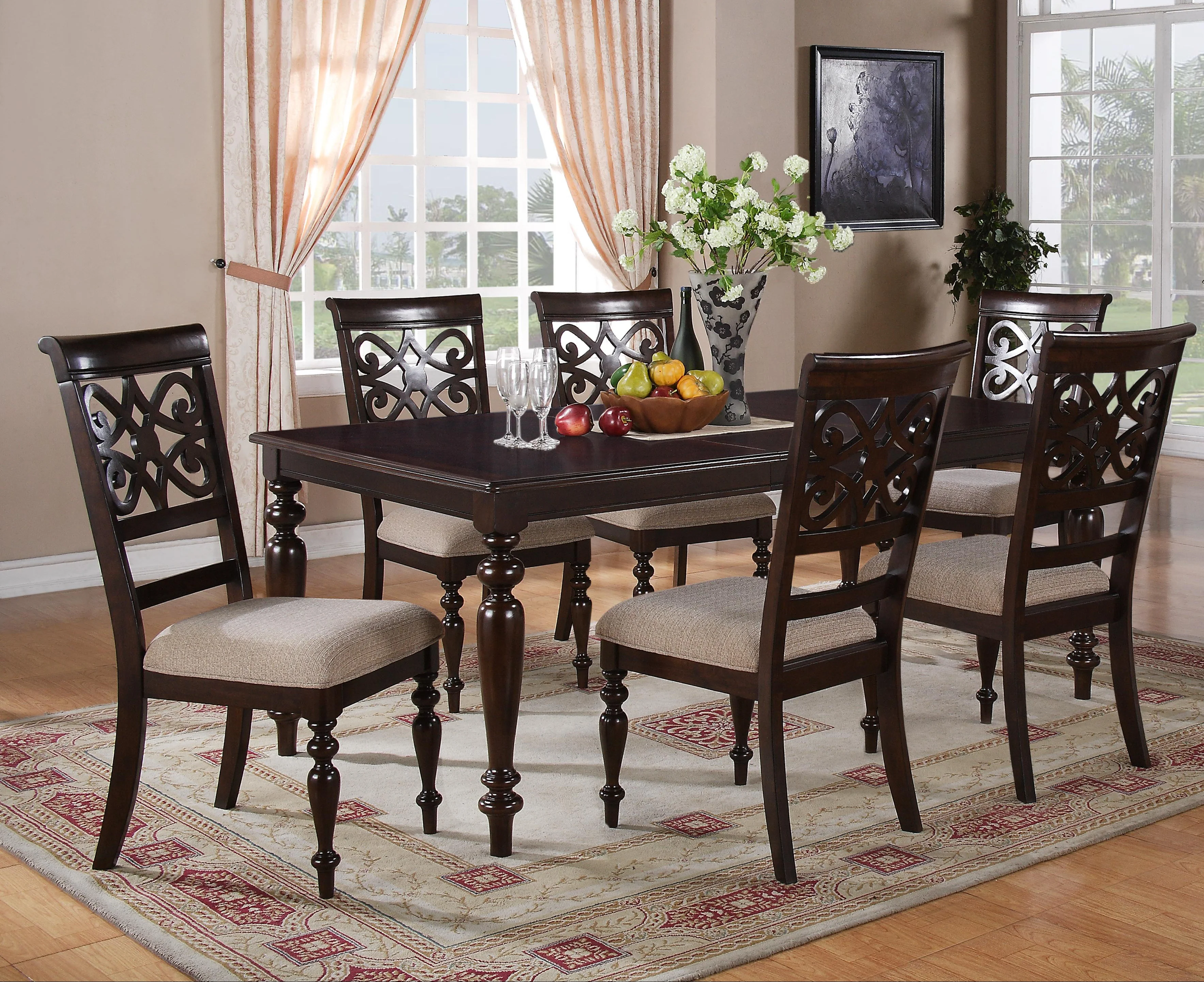Zora Table + 6 Chairs