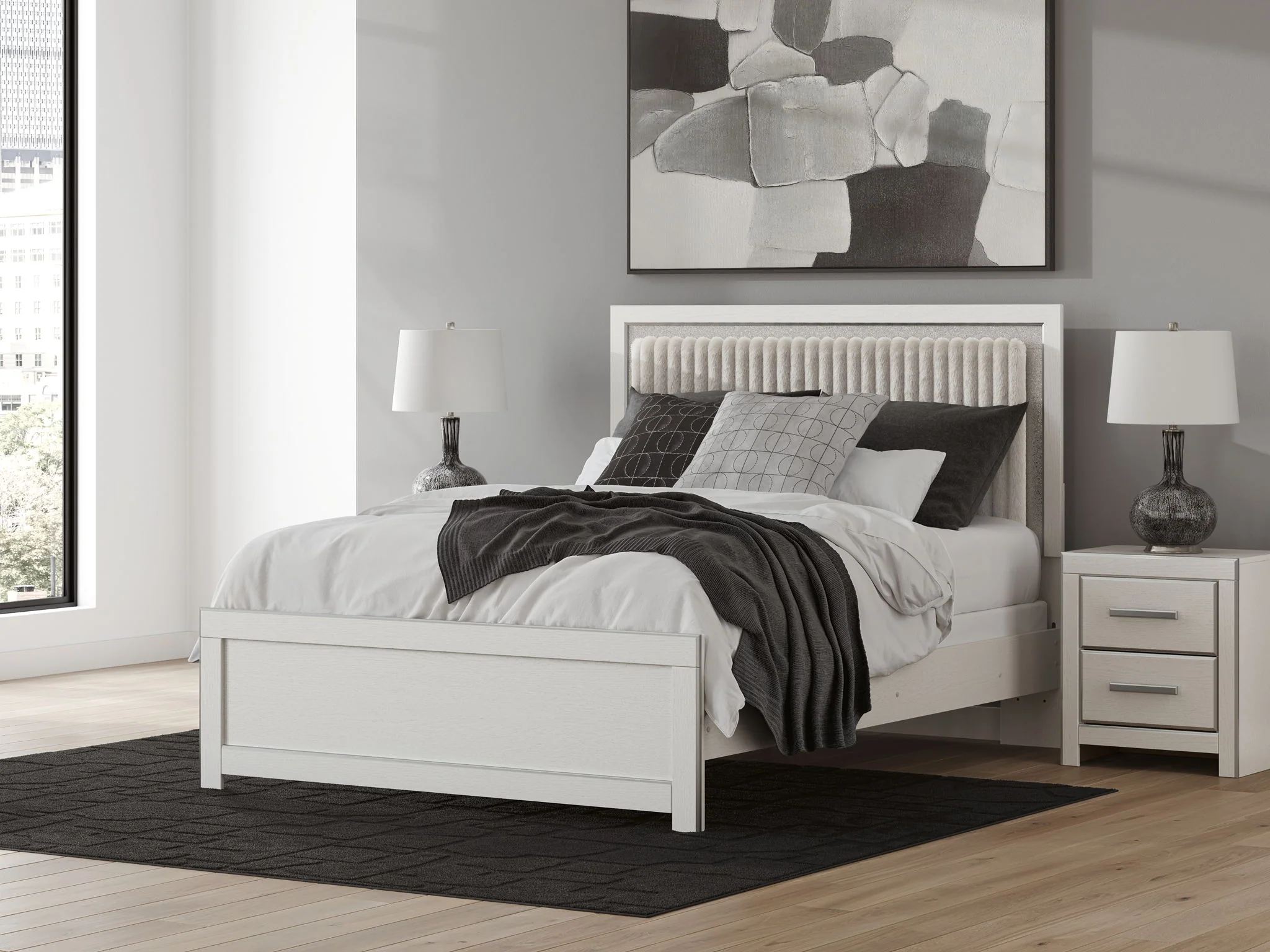 Zuraleus - Upholstered Panel Bed - Image 12