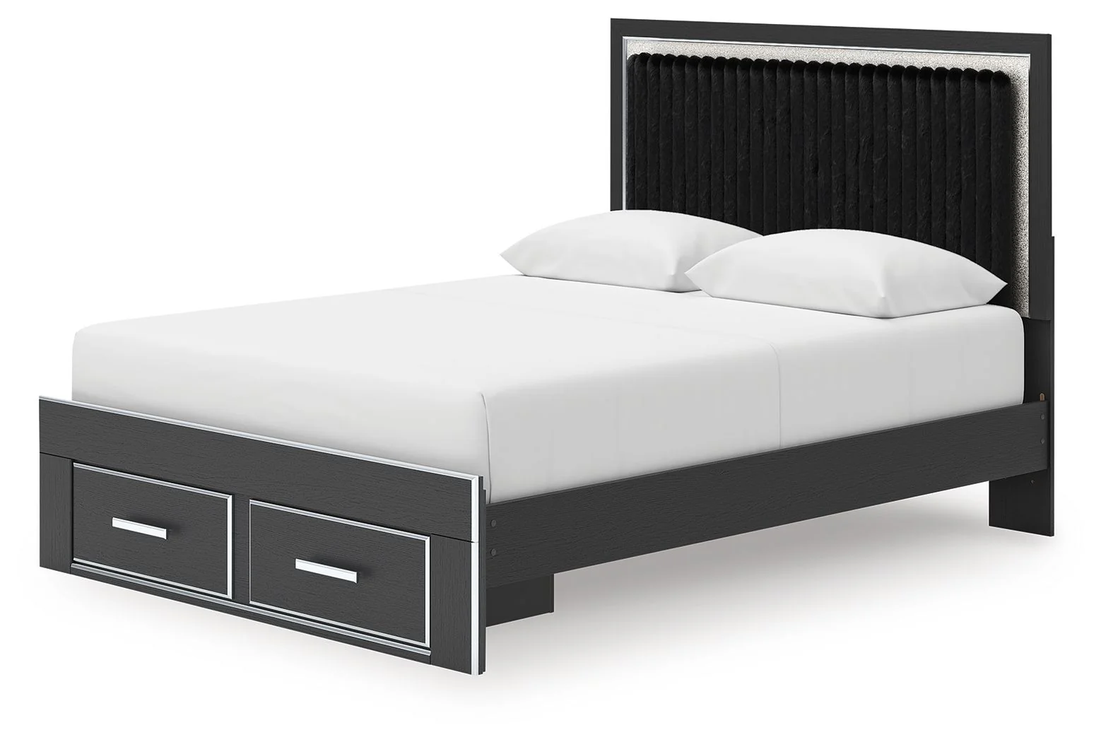 Zuraleus - Upholstered Panel Platform Storage Bed - Image 11